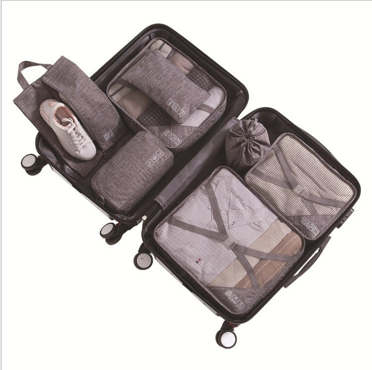 600D Oxford Cloth Cubic Shape Travel Set Organizing Bag - Storage Bag for Travel