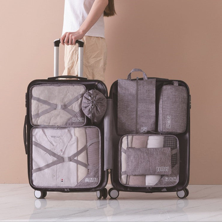 600D Oxford Cloth Cubic Shape Travel Set Organizing Bag - Storage Bag for Travel