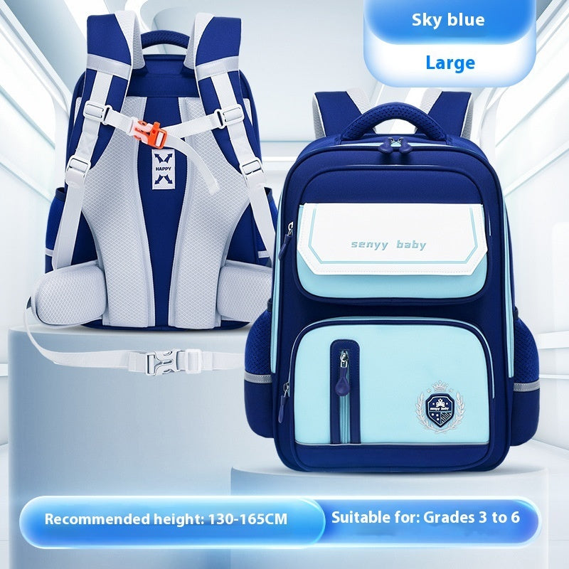 "Children's Spine Protector Backpack – Ergonomic and Safe Design"