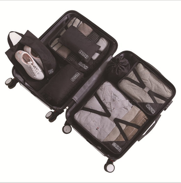 600D Oxford Cloth Cubic Shape Travel Set Organizing Bag - Storage Bag for Travel