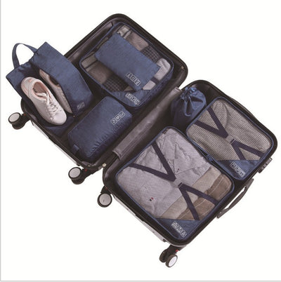 600D Oxford Cloth Cubic Shape Travel Set Organizing Bag - Storage Bag for Travel