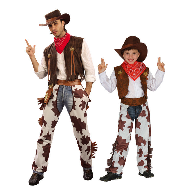 Boys And Girls Cowboy Costumes Christmas Children's Cowboy Costumes