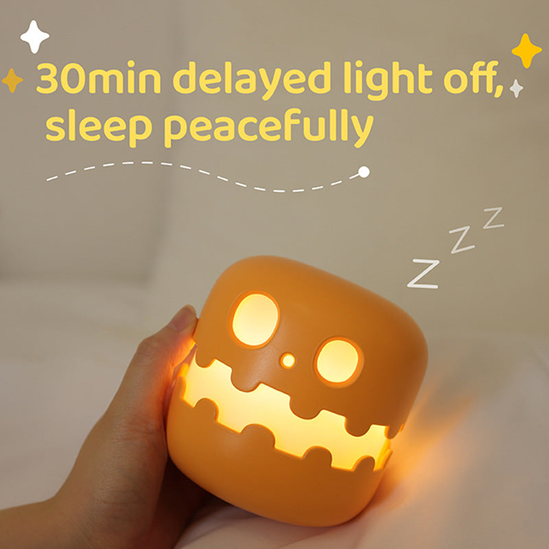 Pumpkin Lamp Bedside Halloween Funny Decoration Ambience Light For Bedrooms Living Room Decoration Kids Birthday Gift Halloween Decorations