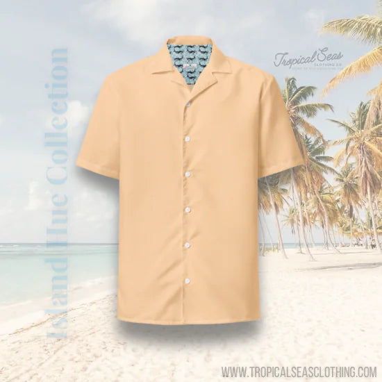 "Clownfish Orange Button Shirt: Bold and Vibrant Casual Style!"