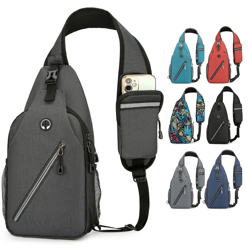 New Multifunctional Men's Shoulder Crossbody Bag Male Hard-Wearing Canvas Shoulder Messenger Bags Chest Bag