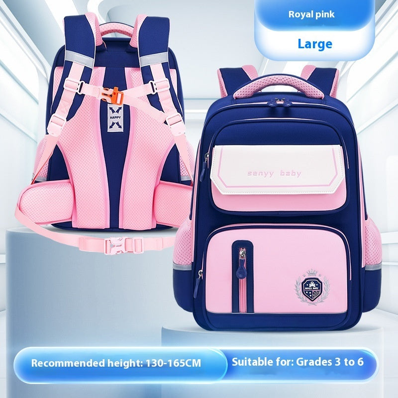 "Children's Spine Protector Backpack – Ergonomic and Safe Design"