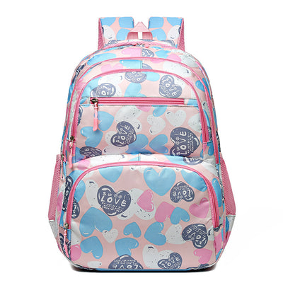 Student Schoolbag Children's Portable Burden Alleviation Large Capacity Backpack