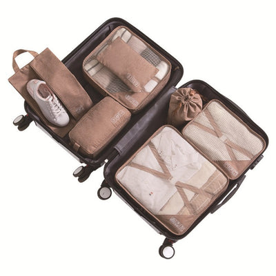 600D Oxford Cloth Cubic Shape Travel Set Organizing Bag - Storage Bag for Travel