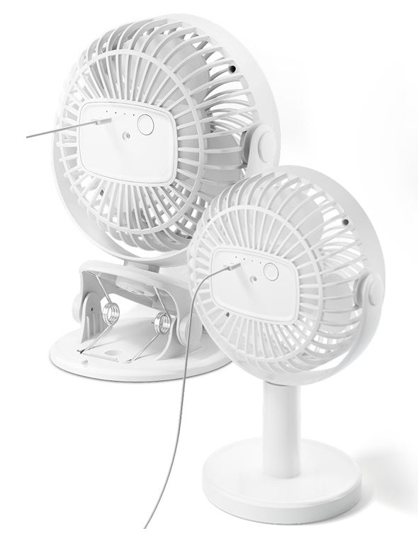 Portable Mini Clip-on USB Desktop Fan for Personal Cooling