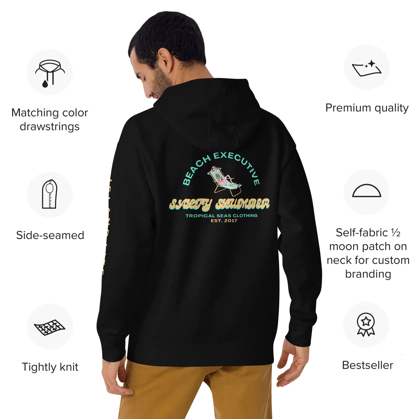 "Beach Executive Hoodie: Stylish Comfort for Coastal Adventures!"