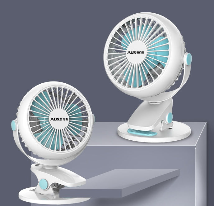 Portable Mini Clip-on USB Desktop Fan for Personal Cooling