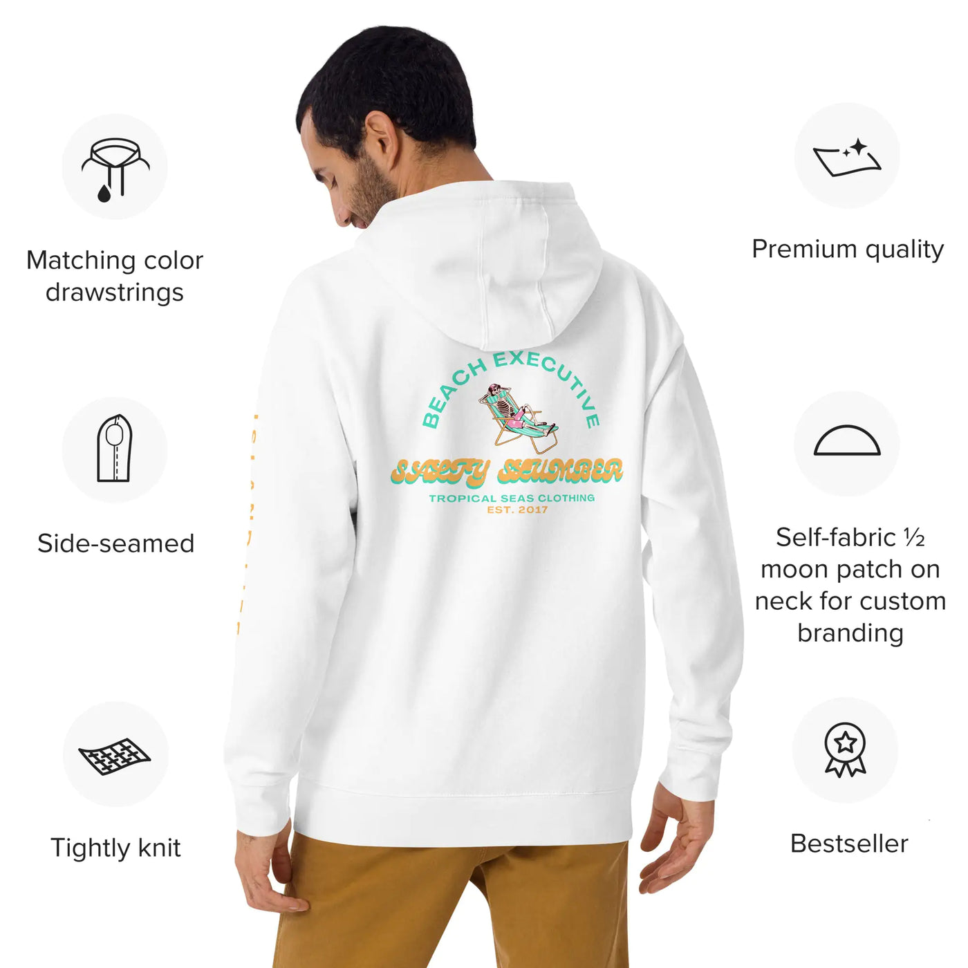 "Beach Executive Hoodie: Stylish Comfort for Coastal Adventures!"