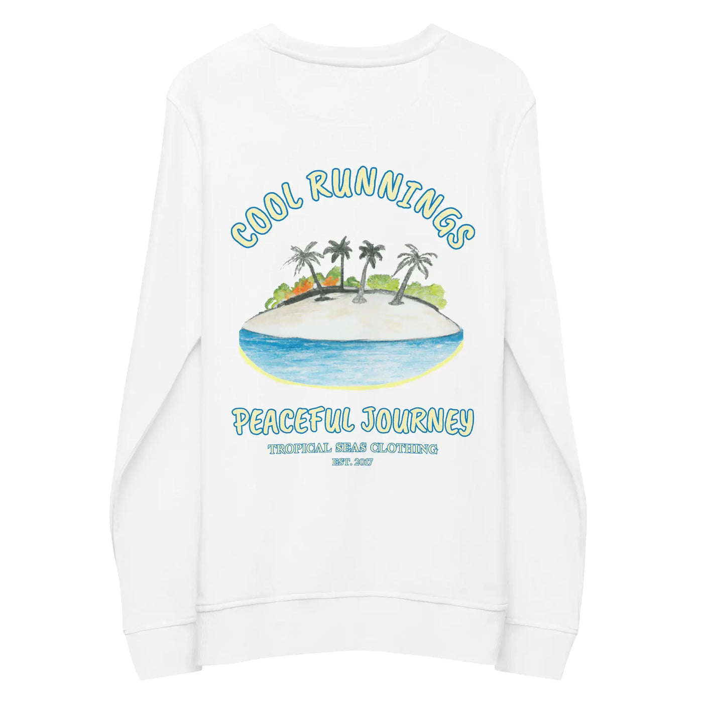 "Cool Runnings Organic Sweatshirt: Eco-Friendly Comfort and Style!"