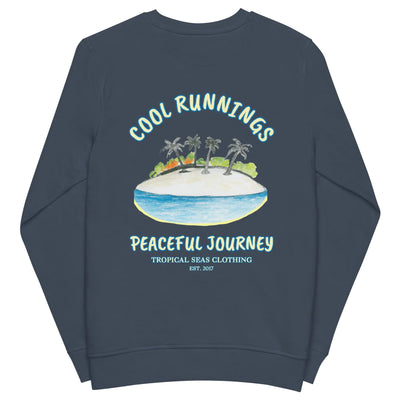 "Cool Runnings Organic Sweatshirt: Eco-Friendly Comfort and Style!"