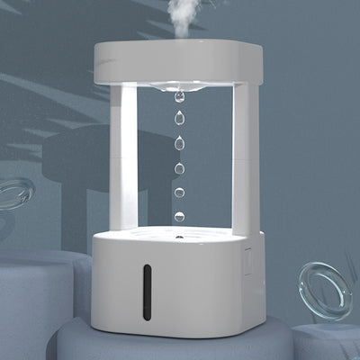 Innovative Anti-gravity Water Drop Humidifier for Home and Office with 580ML Water Tank