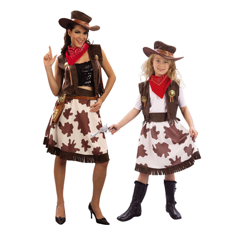 Boys And Girls Cowboy Costumes Christmas Children's Cowboy Costumes