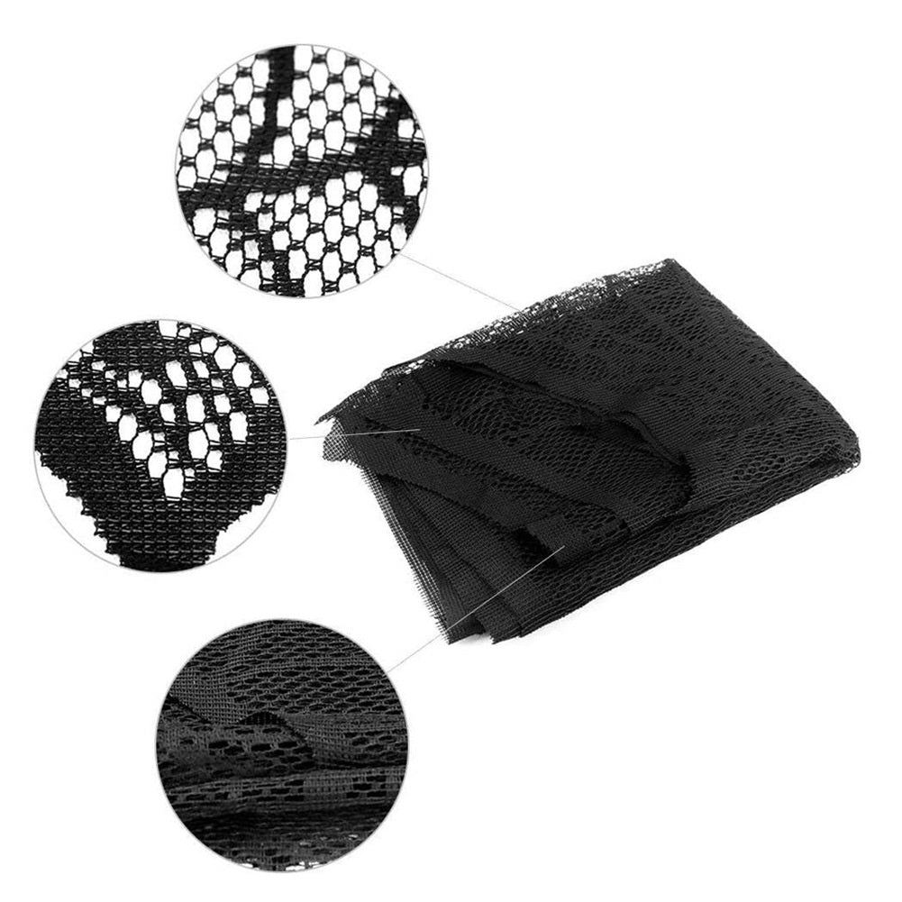 Halloween Spider Web Fireplace Cloth Lace Black Stove Towel Cloth Indoor And Outdoor Home Decoration