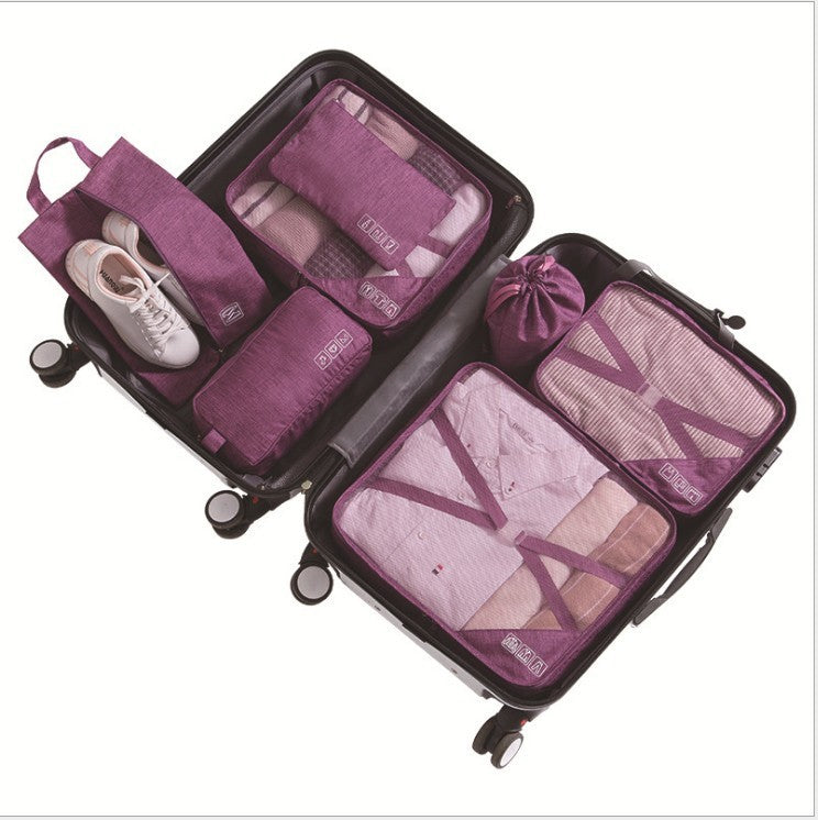 600D Oxford Cloth Cubic Shape Travel Set Organizing Bag - Storage Bag for Travel