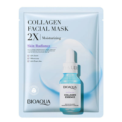 Collagen Face Mask Moisturizing Firming Face Sheet Mask Hyaluronic Acid Facial Masks Beauty Skin Care Gel Skin Care