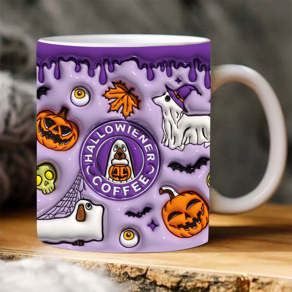 Halloween Pumpkin Ceramic Coffee Mug