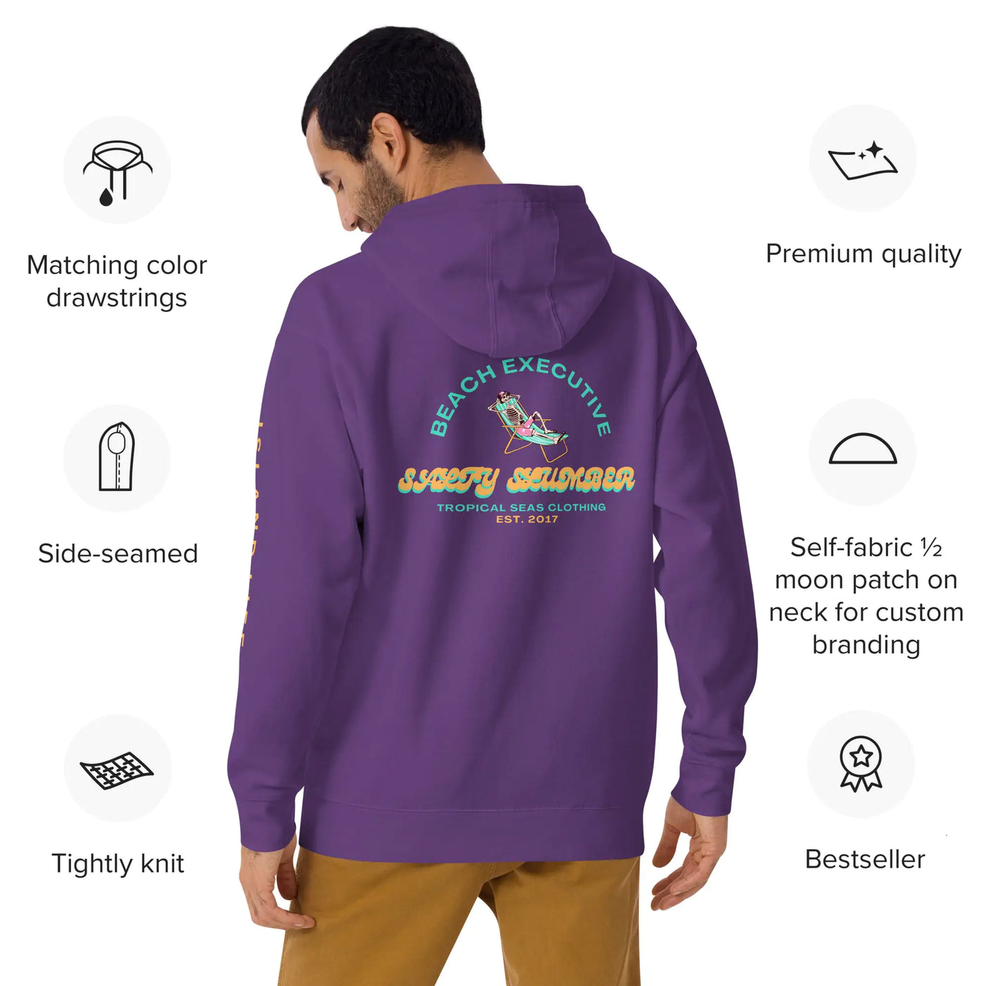 "Beach Executive Hoodie: Stylish Comfort for Coastal Adventures!"