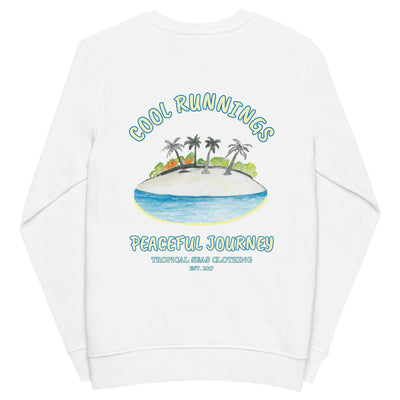 "Cool Runnings Organic Sweatshirt: Eco-Friendly Comfort and Style!"